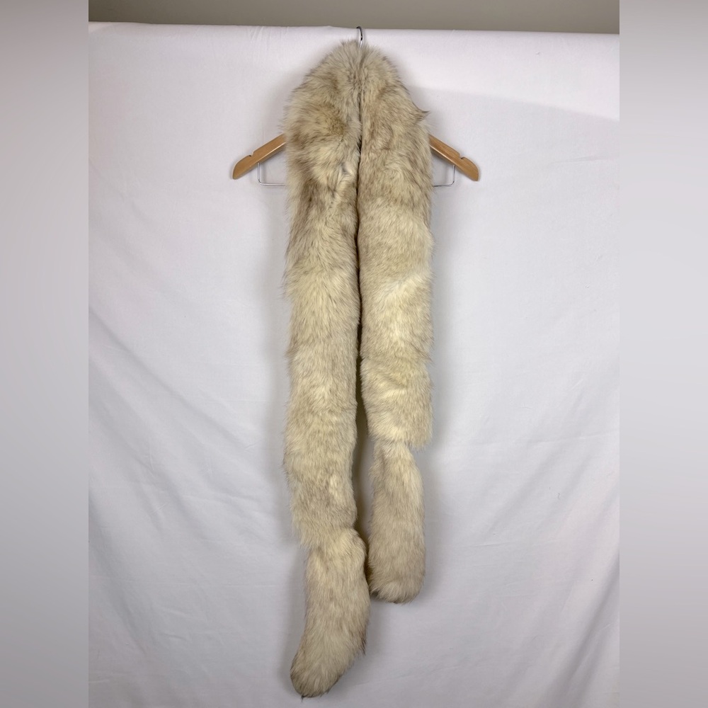 Vintage Arctic Fox Fur stole/scarf. Real Fur